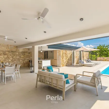 Charming Stone Cx With Large 50m2 Heated Pool Villa Brtonigla