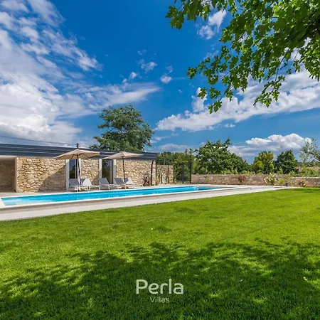 Charming Stone Cx With Large 50m2 Heated Pool * Brtonigla